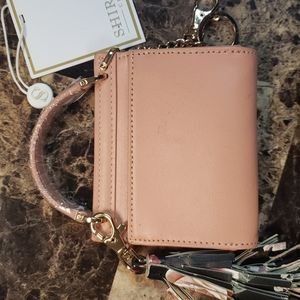 Coin purse, tiny purse, card case with key chain charm